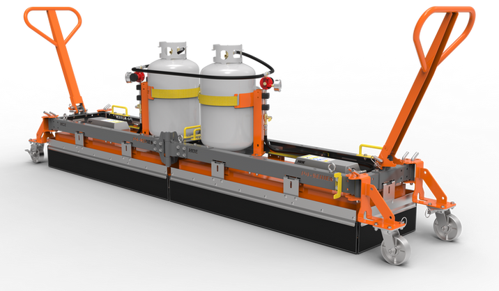 PS-4-200 Mini Infrared Asphalt Heater for Asphalt Repair, Potholes, Alligator Cracks, Catch Basins, Decorative Asphalt, Parking Deck Repairs, Asphalt Imperfections, IR Heaters, True Infrared