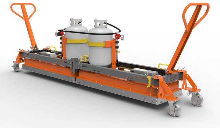 PS-4-200 Mini Infrared Asphalt Heater for Asphalt Repair, Potholes, Alligator Cracks, Catch Basins, Decorative Asphalt, Parking Deck Repairs, Asphalt Imperfections, IR Heaters, True Infrared