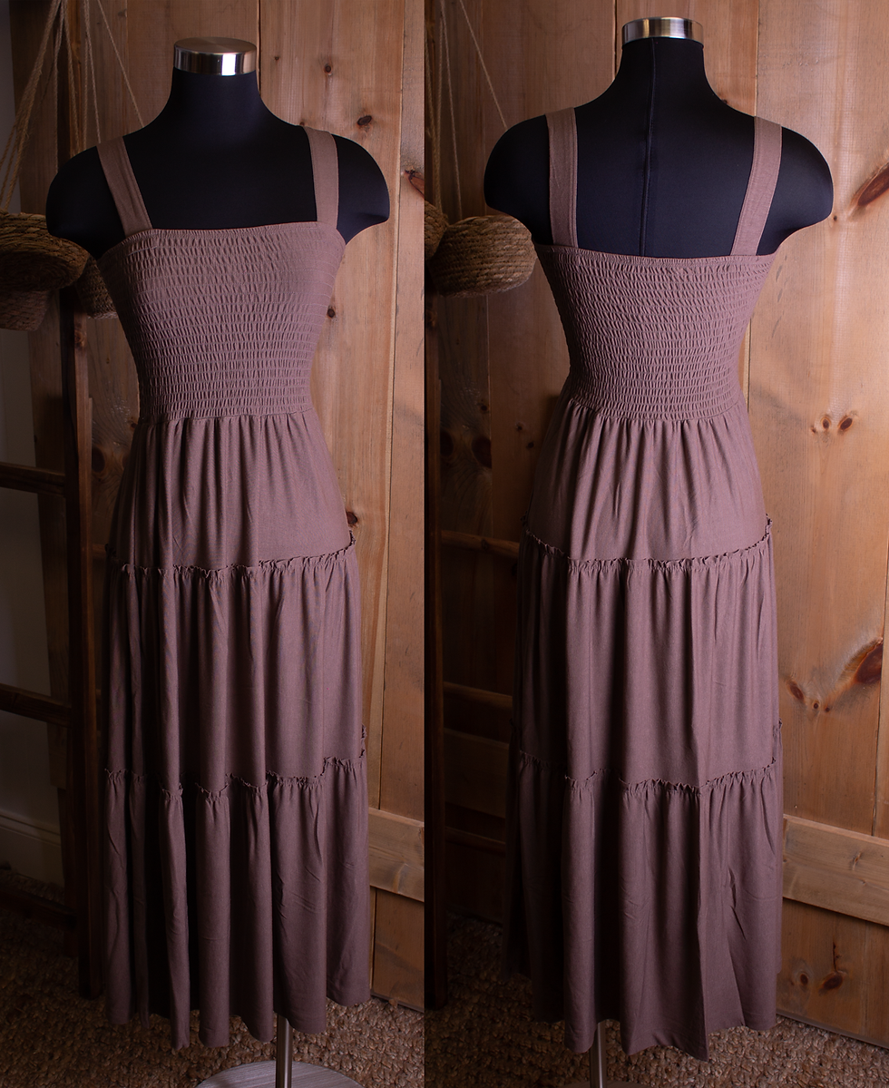 Thumbnail: Zenana Dress in Mocha