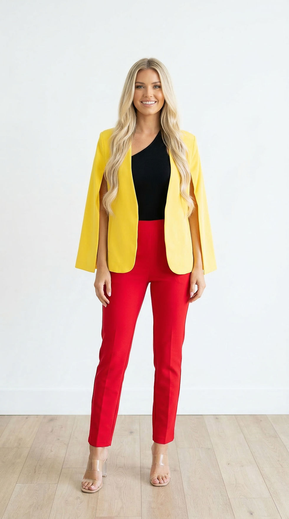 Thumbnail: Yellow Cape blazer