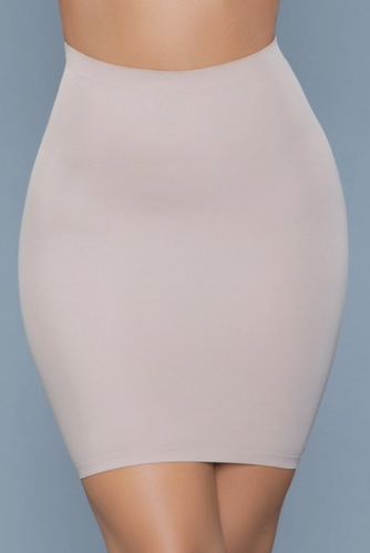 Shaped Nude Skirt