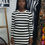 Thumbnail: Bold Stripe Long Sleeve Dress
