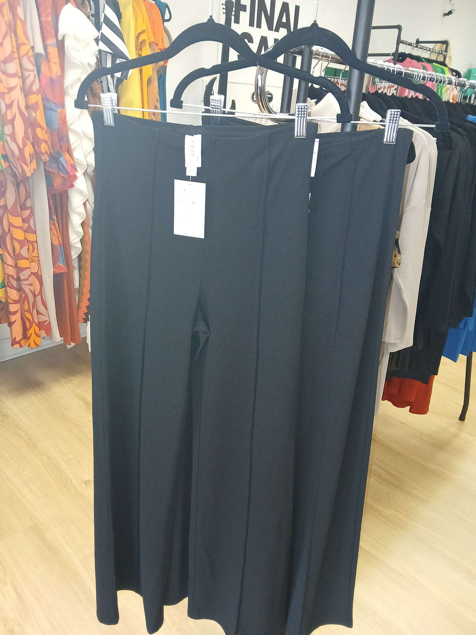 Thumbnail: Pintuck Dress Pants in Black