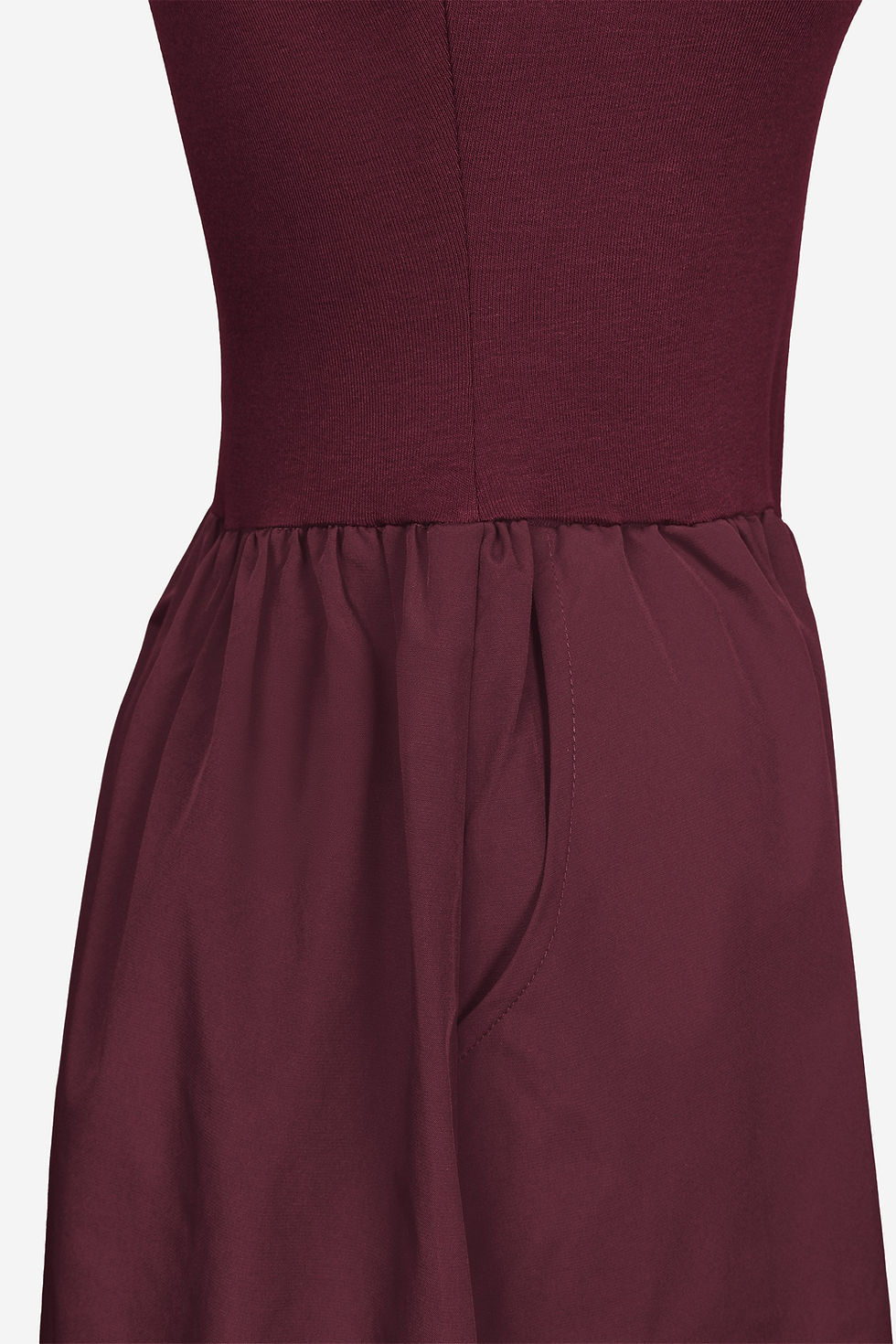 Thumbnail: Mock Neck Mixed Media Dress