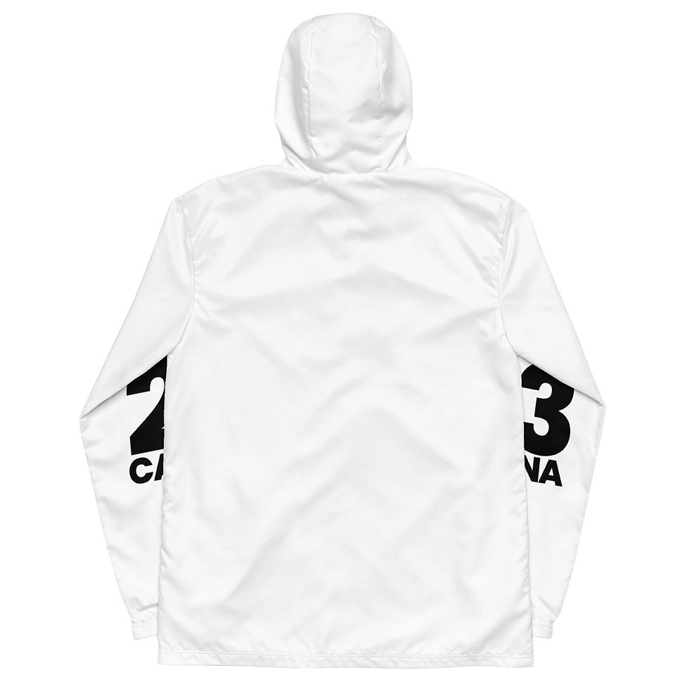 Thumbnail: 213 Carolina Bold White & Black Windbreaker