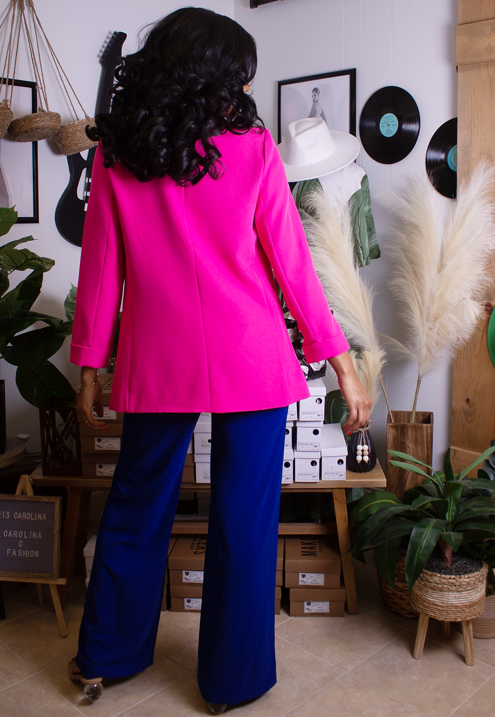 Thumbnail: Zenana Fuchsia Blazer