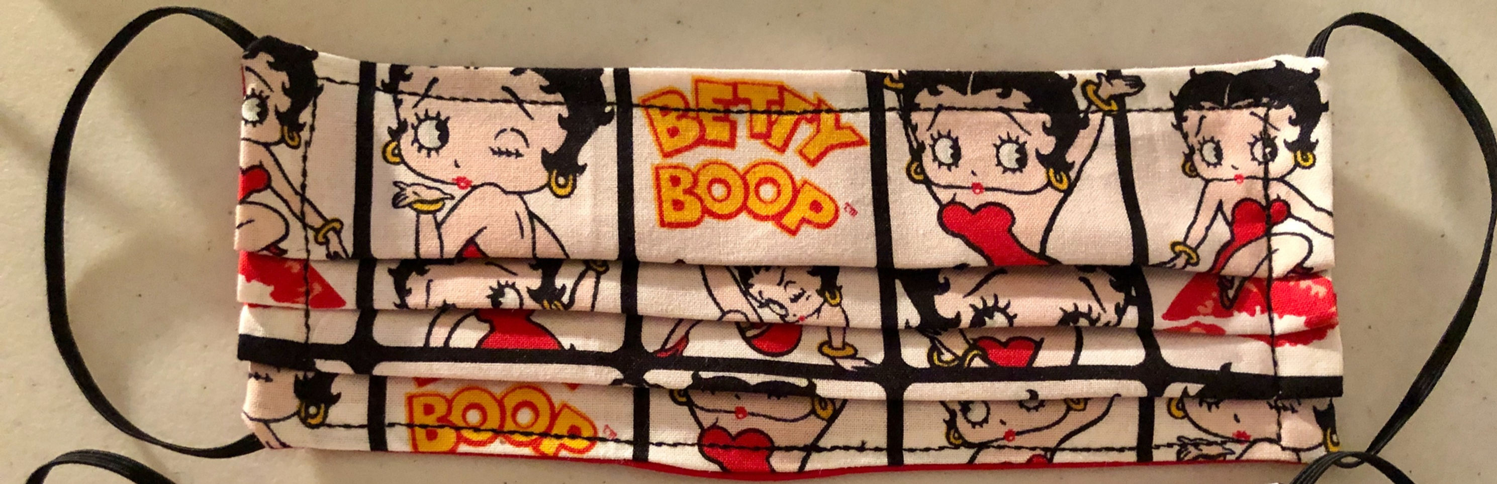 Adult Size Betty Boop Style 1 Face Mask