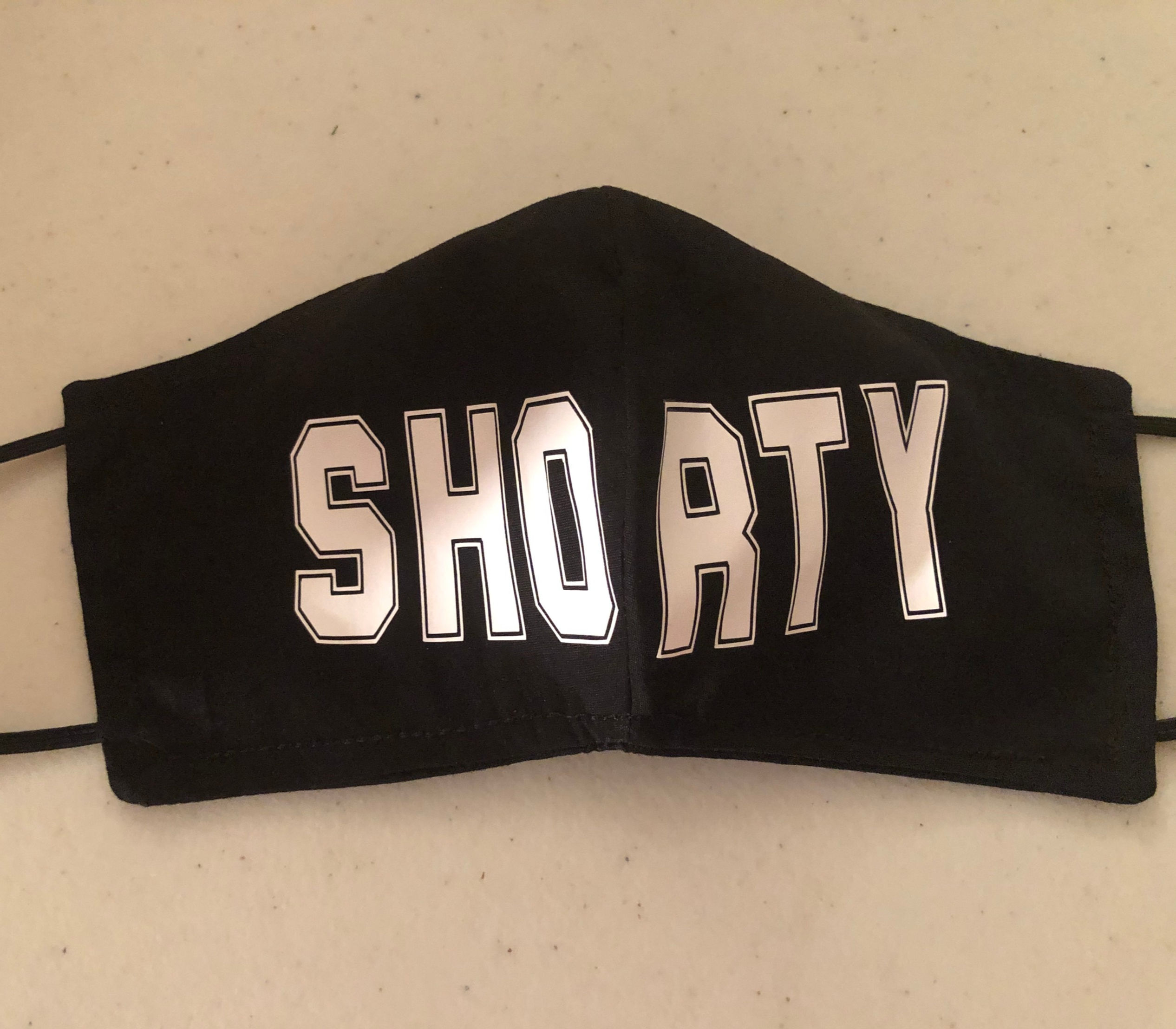 Black Adult Style 2 Face Mask Customized