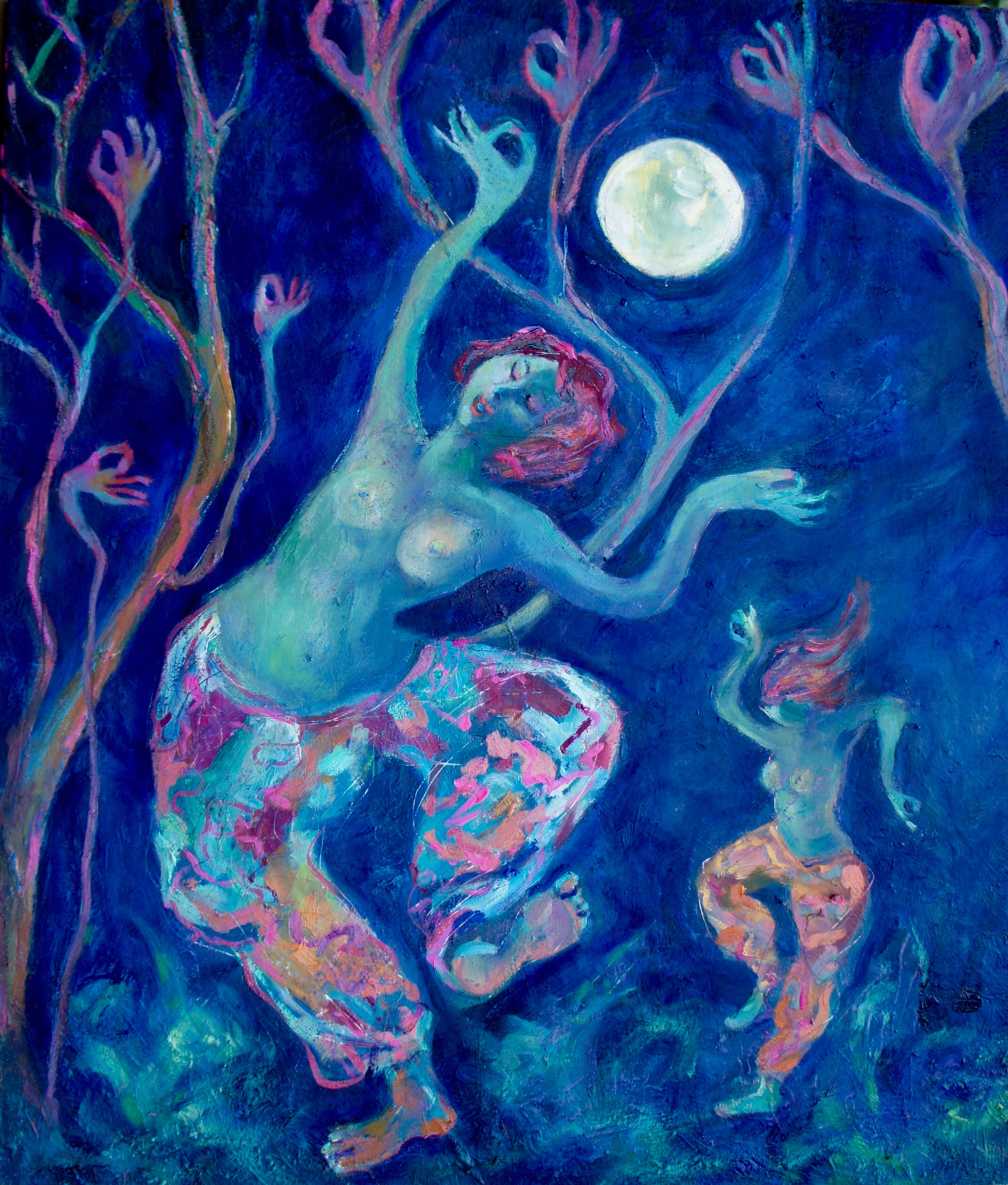 Bailando a la luna