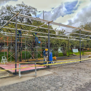 Pérgola para Autolavado 