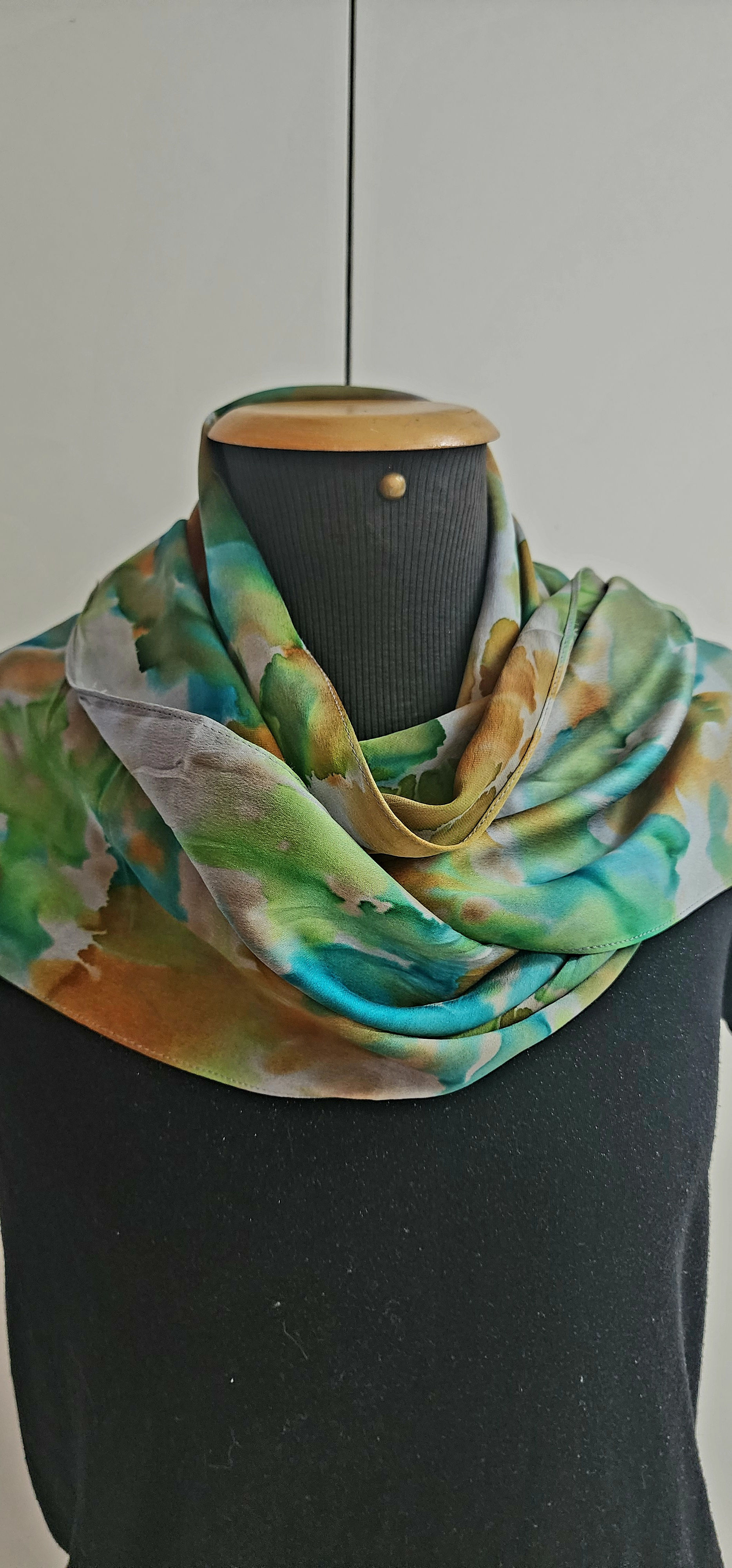 Echarpe de Seda Paixões Escondidas