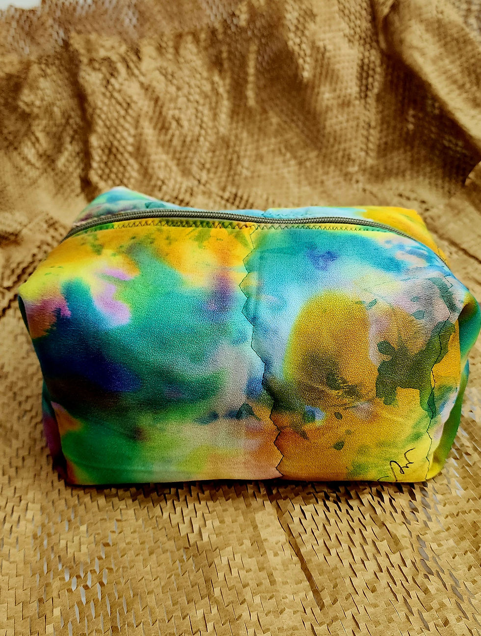 Miniatura: Necessaire de Seda Pintada à Mão
