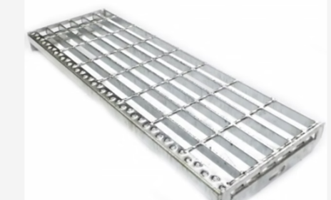 galvanised open mesh stair treads supplied by kite group