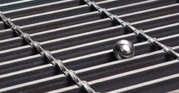 galv stair tread supplied by kite with ball-proof test 1