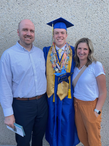 Matt Lee's son graduates from high school