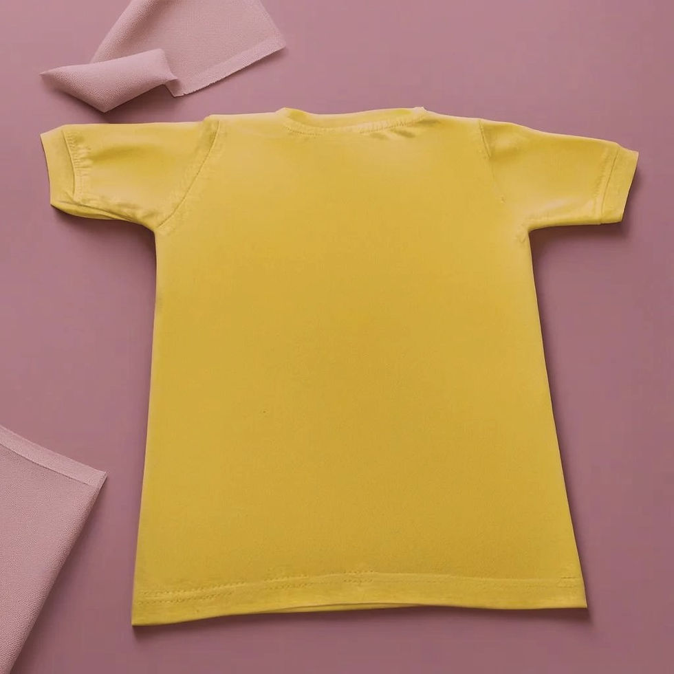 Thumbnail: Yellow Umbrella Boy T-shirt for 6M - 13 Year-Fashion Printed