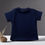 Thumbnail: Snupple 100% cotton half Tshirt for 3 month to 3 year-Navy blue