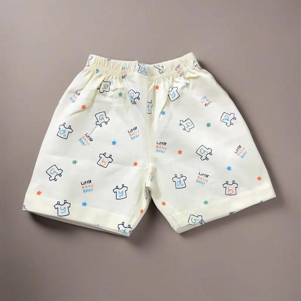 Thumbnail: Teddy House Baby Set Pant Set for 3M - 2Year- Come & Play Printed