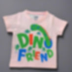 Snupple 100% cotton half Tshirt for 12 to 18 month -light Pink & Green