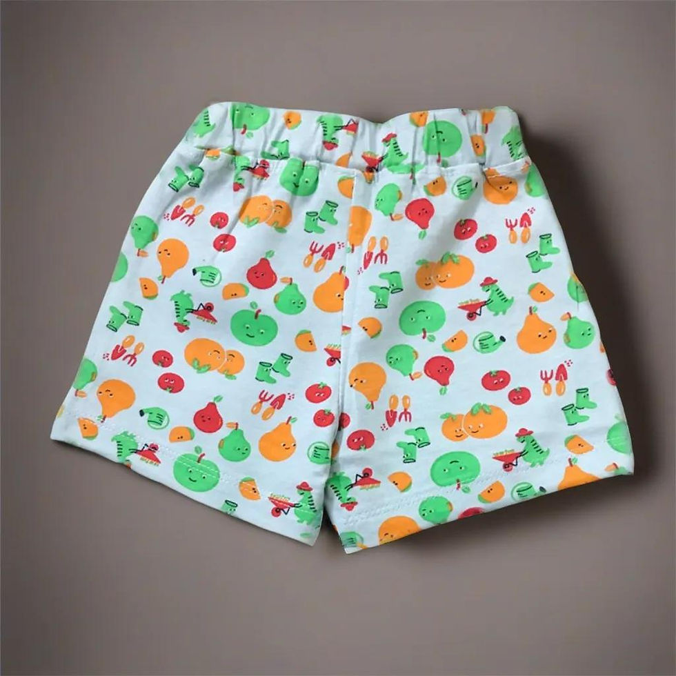 Thumbnail: Teddy House Baby Set Pant Set for 3M - 2Year- Multicolor