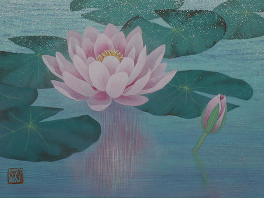 花のある風景展（ギャラリー杉：秋田）