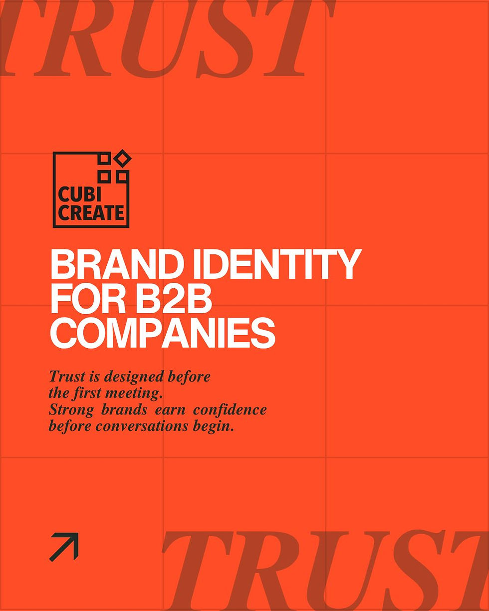 BRAND IDENTITY FOR B2B COMPANIES