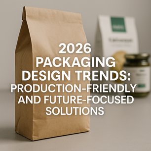 2026 PACKAGING DESIGN TRENDS: PRODUCTION FRIENDLY & FUTURE FOCUSED SOLUTIONS