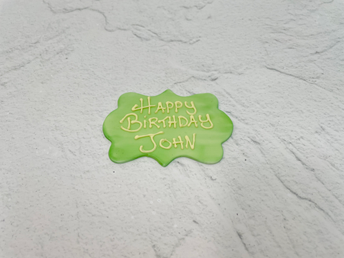 Happy Birthday Plaque | cakesbyjudyc