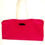 Miniature : Sac à main pour la plage ou les courses, acrylique fuchsia et simili cuir blanc.