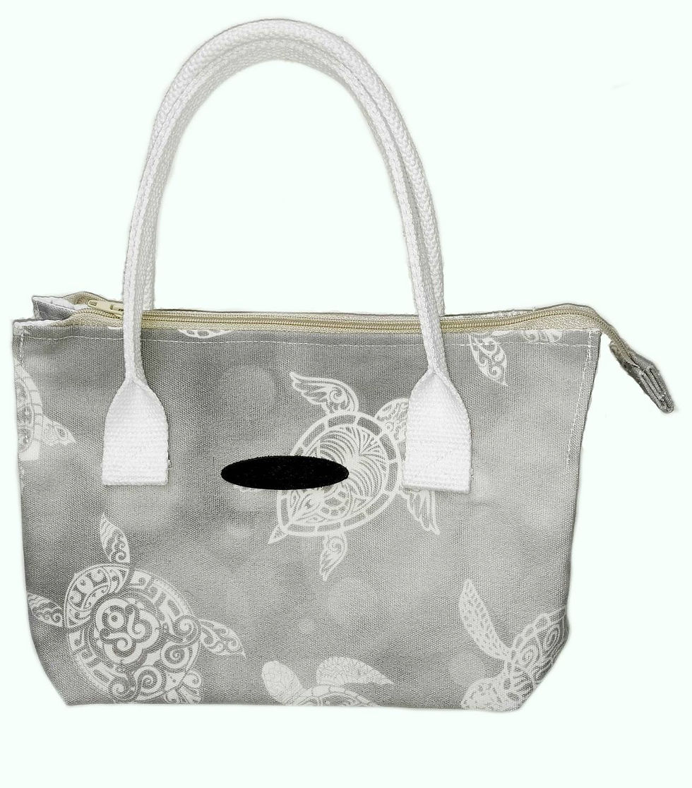 Petit sac a main en acrylique pour enfant ou trousse de toilette pour adulte.