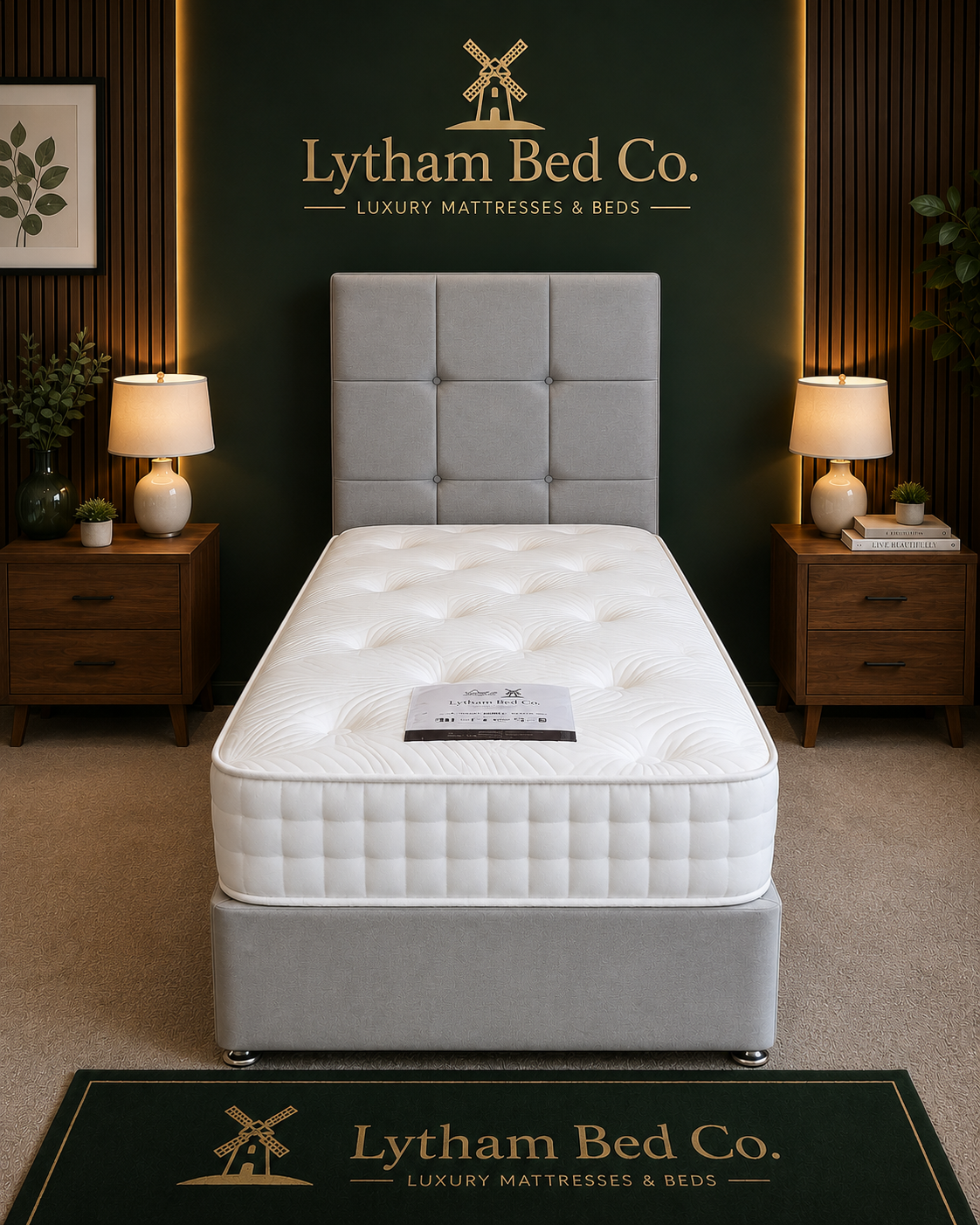 Gel Duel Season Sigle Divan & Headboard