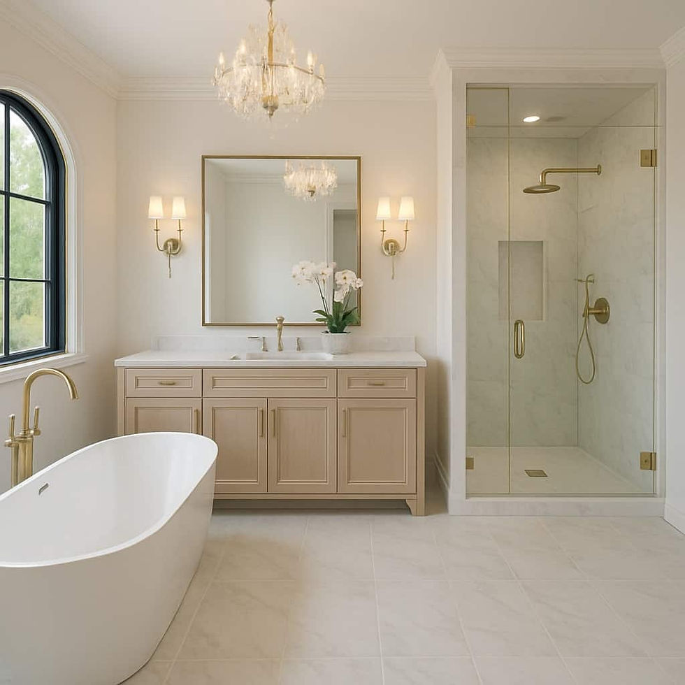 Luxury bathroom upgrade