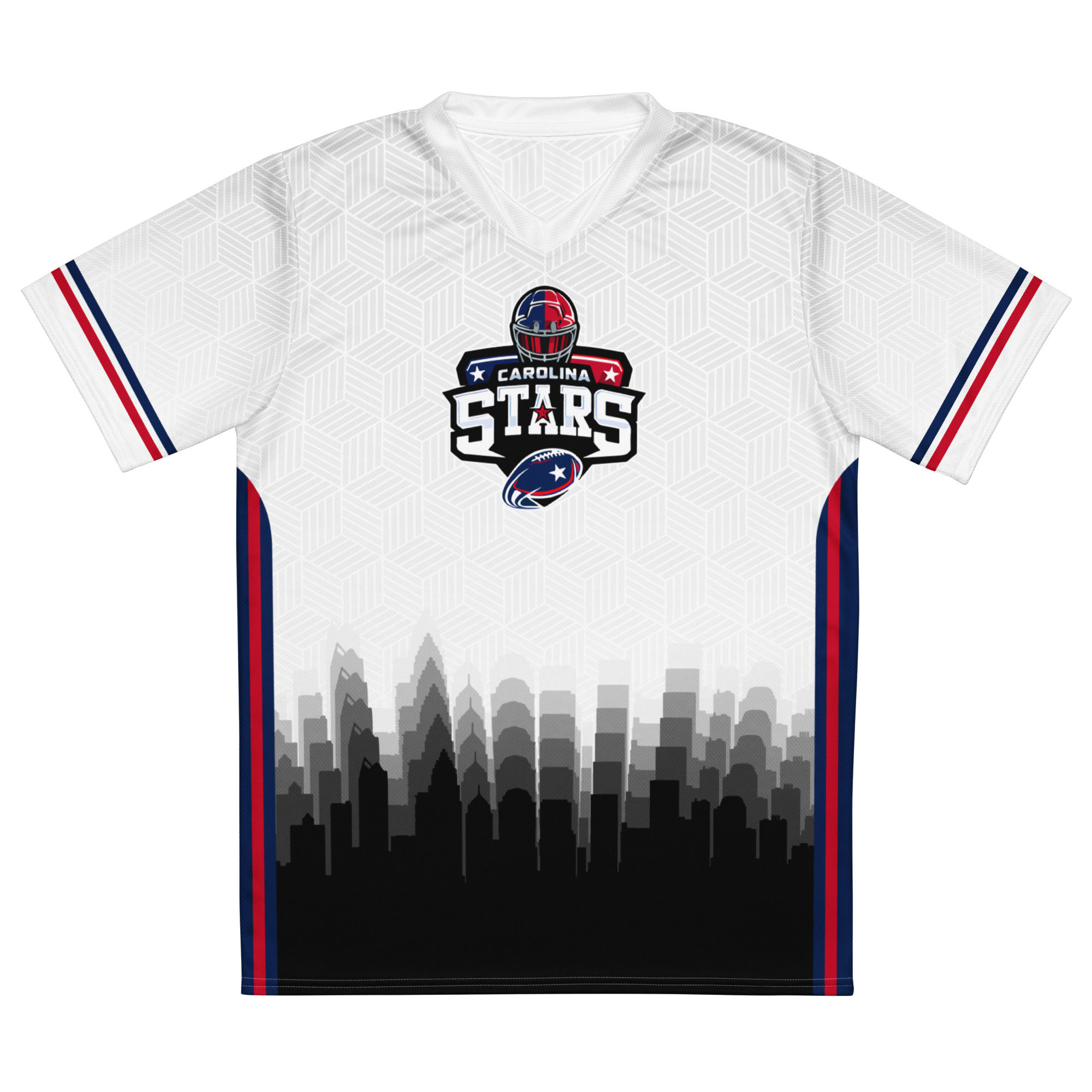 Stars White Sports Jersey