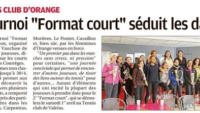 FORMATS COURTS 2017