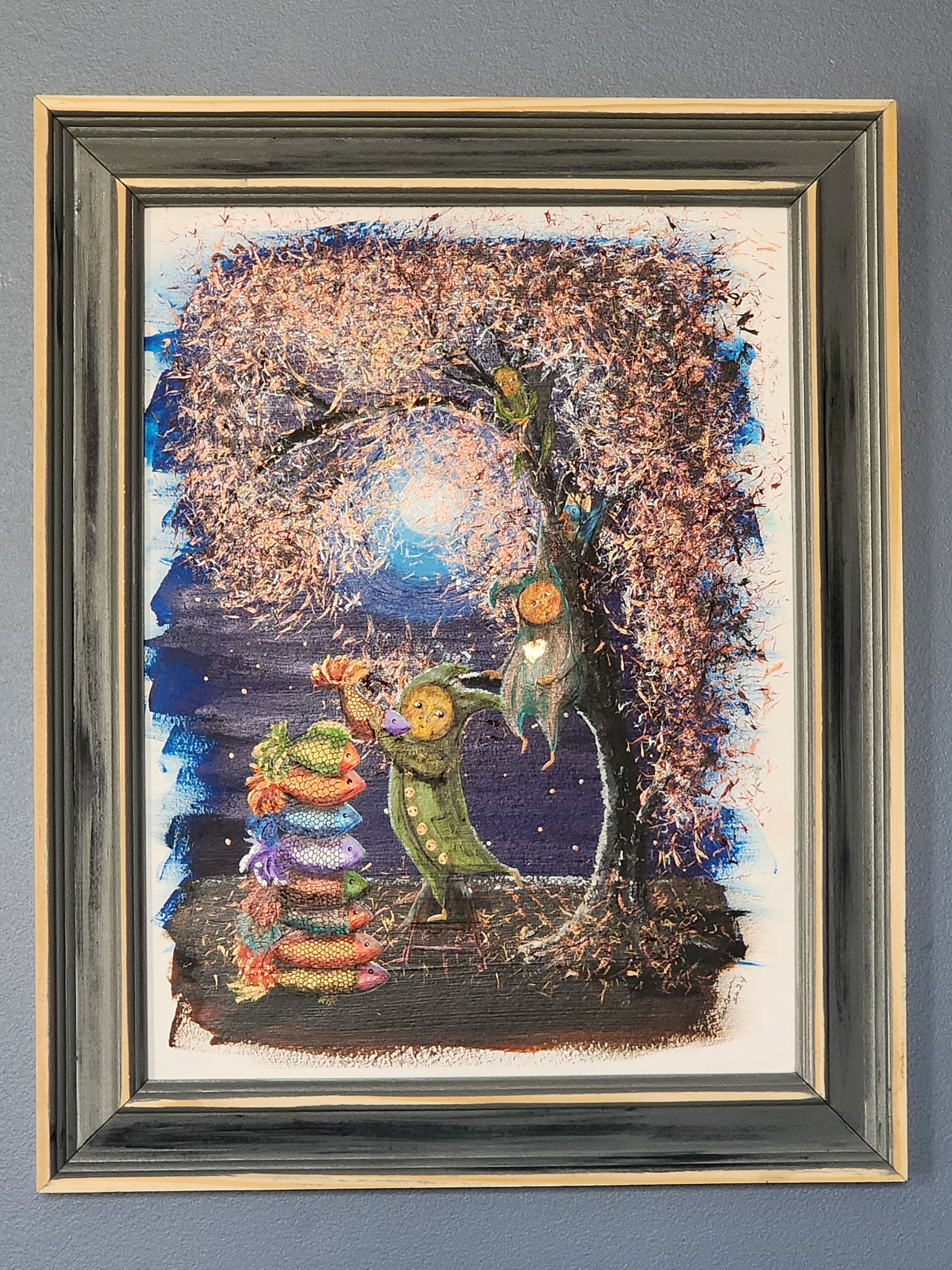 Milo Stacks Fish In The Moonlight