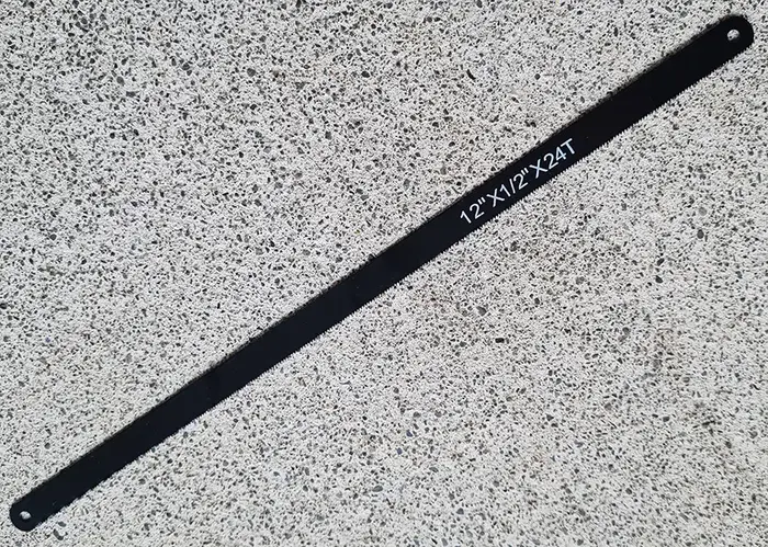 Hacksaw Cutting Blade - 300mm - Single Blade