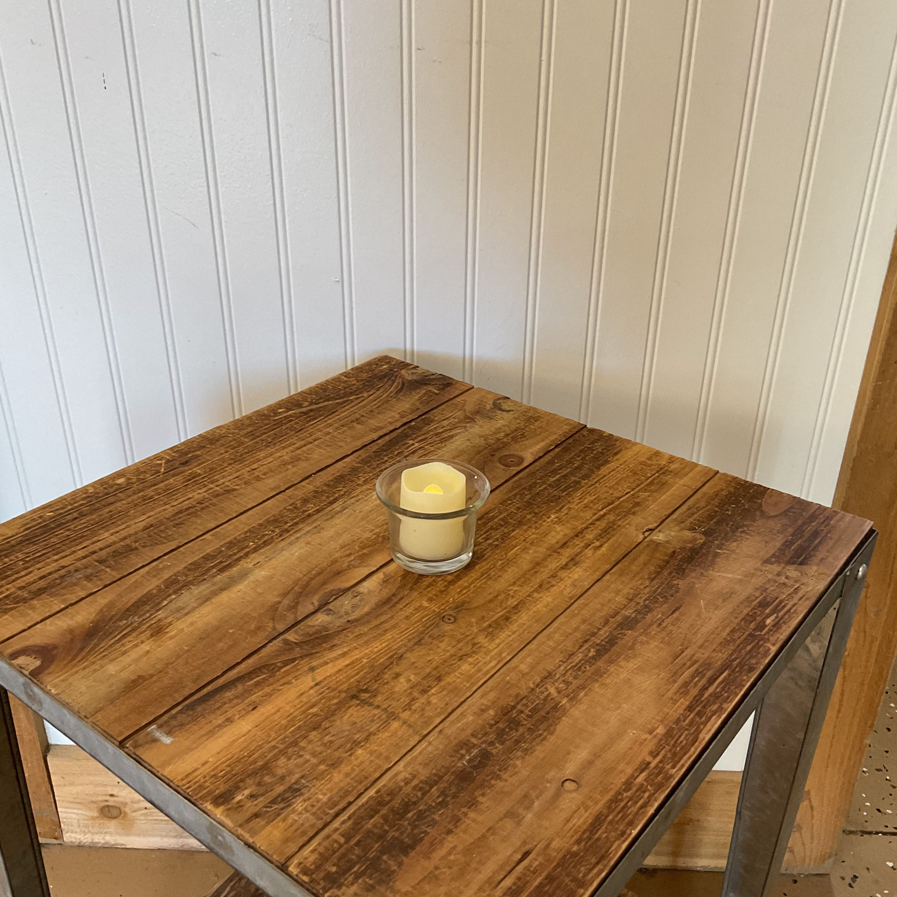 Small Clear Candle Holder