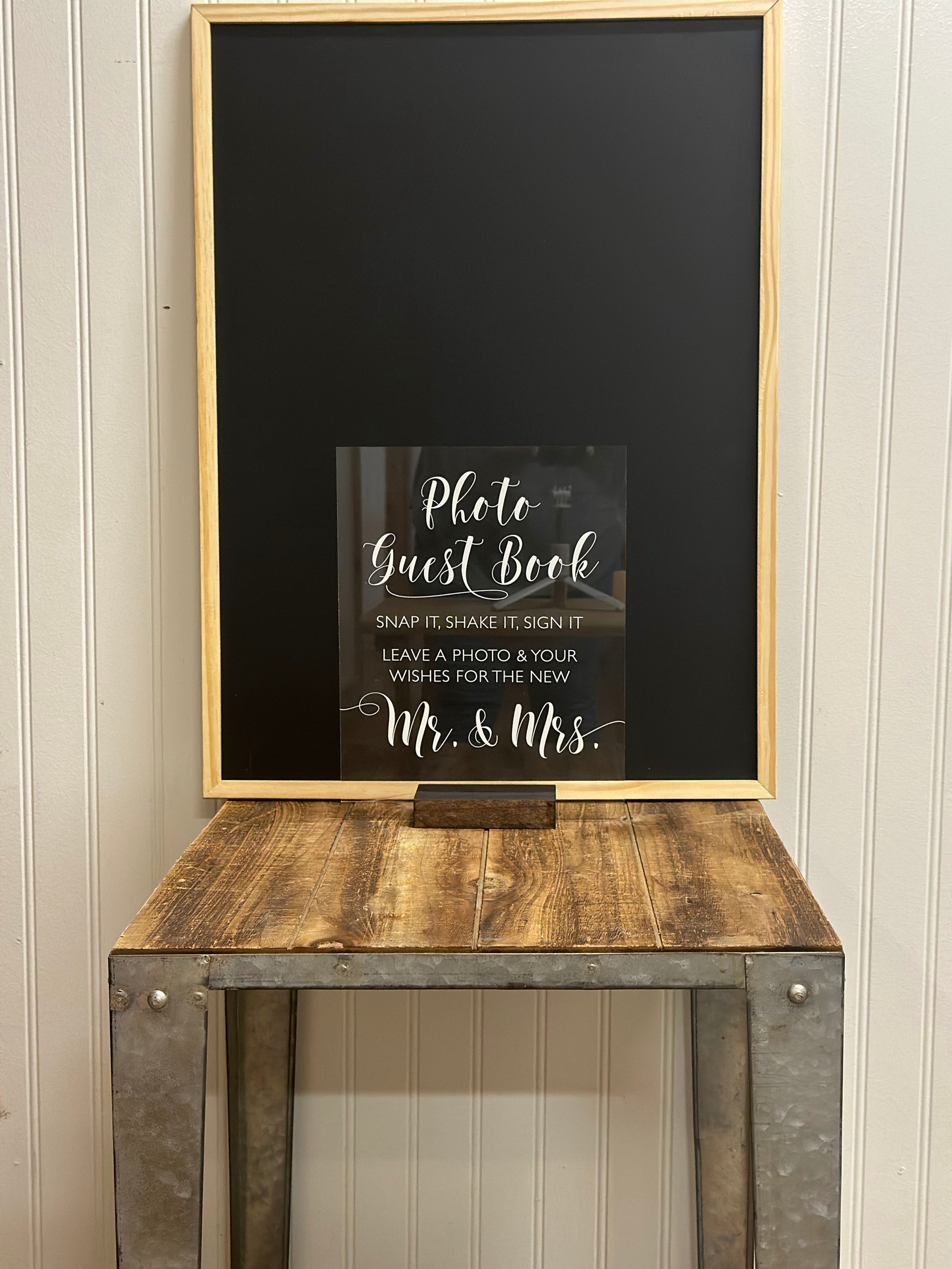 Photo Guest Book Sign