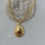 תמונה ממוזערת: Gold Seychelle necklace