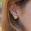 תמונה ממוזערת: Gold Big Fossil earrings