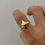 תמונה ממוזערת: Gold Manta ring