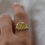 תמונה ממוזערת: Gold sun ring