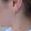 תמונה ממוזערת: Gold moon earring
