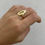 תמונה ממוזערת: Gold coffe ring