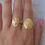 תמונה ממוזערת: Gold pacific ring