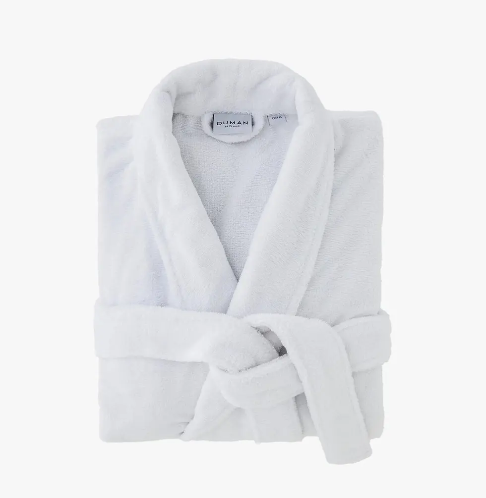 Luxury Turkish Velour Spa Robe