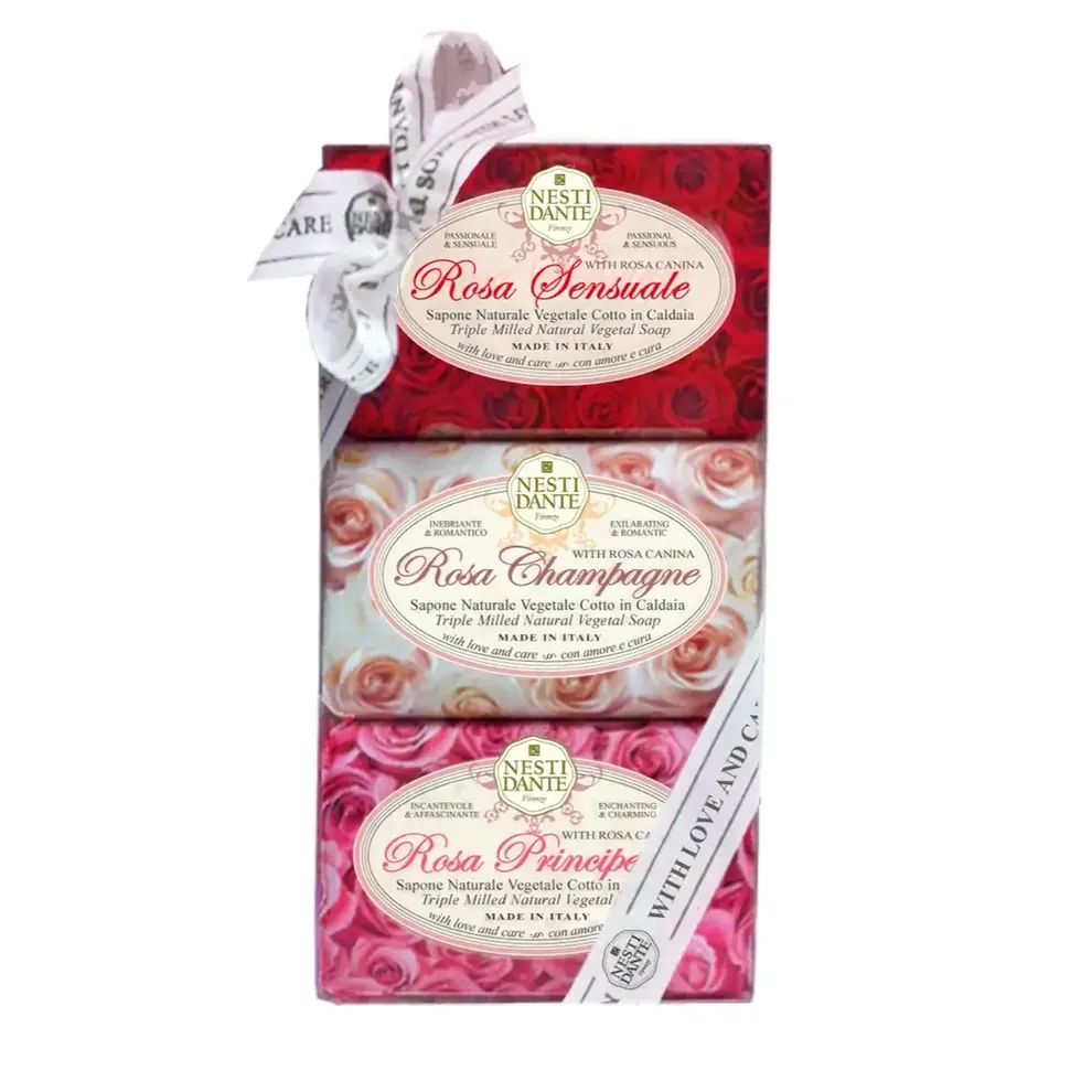 Luxurious Italian Soap 3-Piece Gift Box
