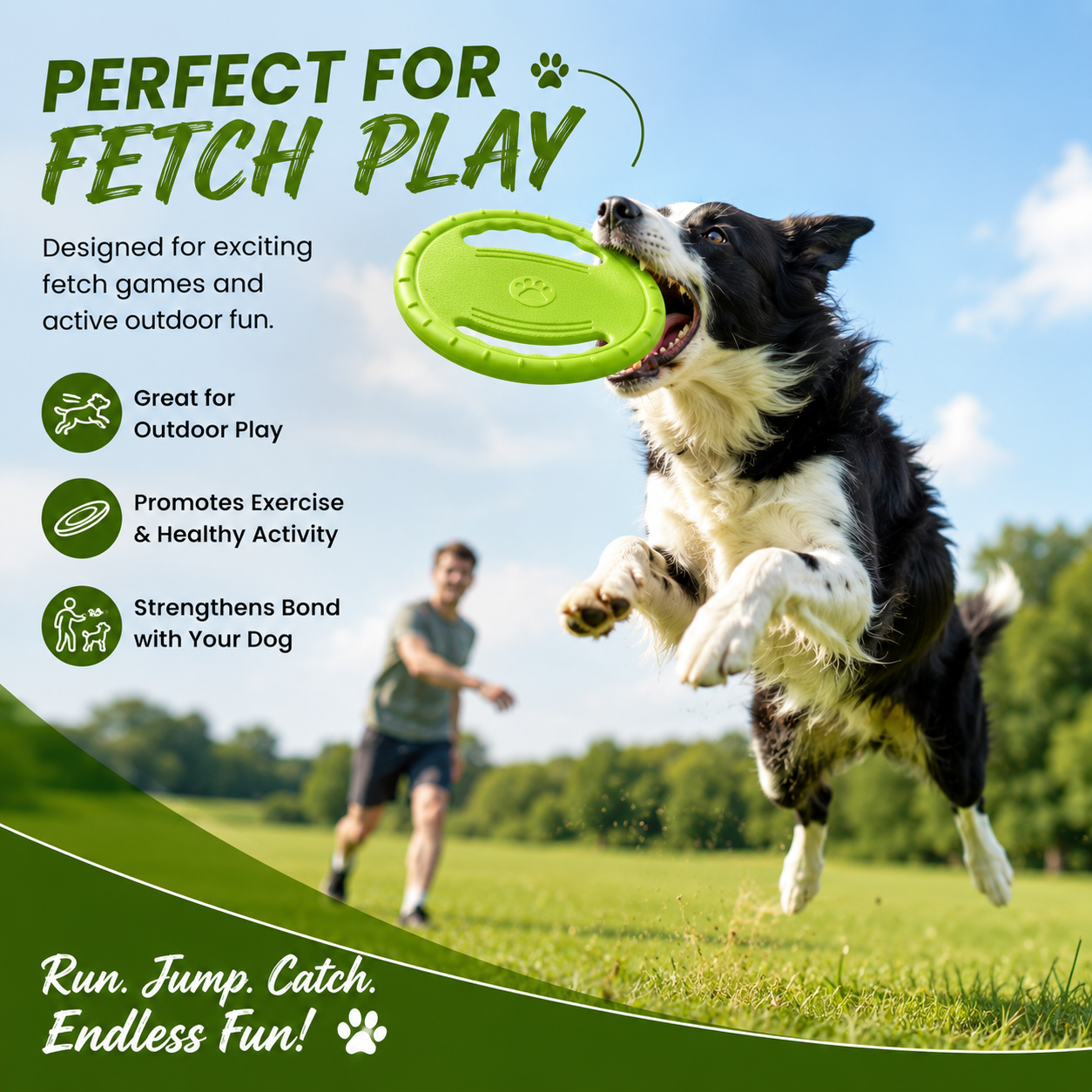 EVA Flying Disc Dog Training Toy Puppy Outdoor Interactive Game Playing Supplies