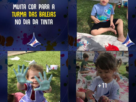 Muita cor no Dia da Tinta