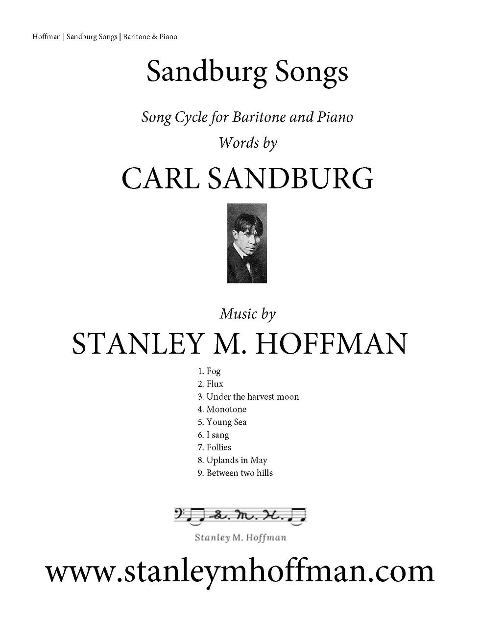 Sandburg Songs: Song Cycle for Baritone and Piano